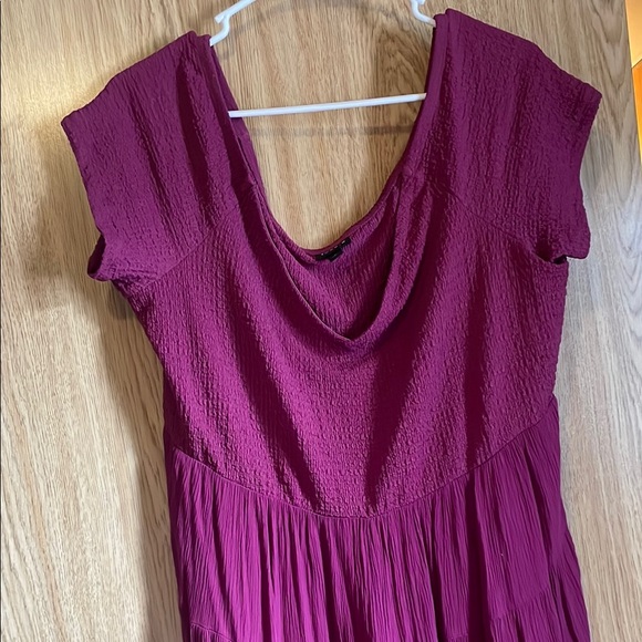 Torrid Pink Ruffle Top - Picture 3 of 4